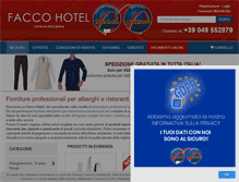 Tablet Screenshot of faccohotel.com